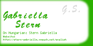 gabriella stern business card